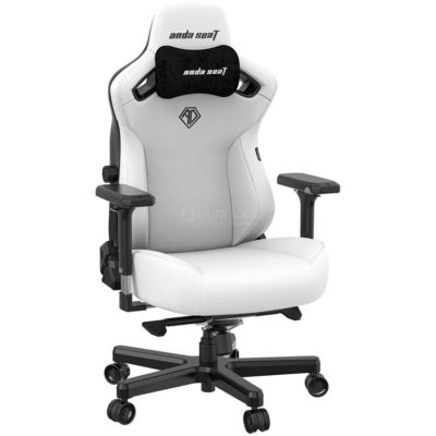 Gaming Chair AD18Y-06-W-PV AndaSeat Phantom 3 WHITE 2D Armrest 60mm wheels PVC Leather