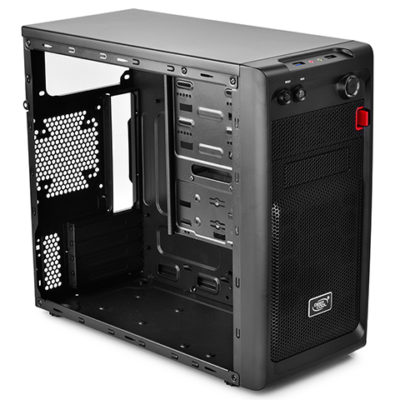 DEEPCOOL MATX SMARTER w/o PSU 1*USB 3.0  Fully metal mesh front panel Fully black