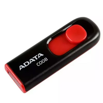 PEN DRIVE 64GB USB 2.0 A-DATA C008 BLACK/RED