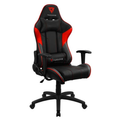 Gaming Chair ThunderX3 EC3 BLACK&RED 50mm wheels PVC Leather