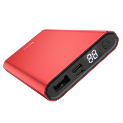 Power Bank HOCO J68 Resourceful digital display power bank (10000mAh), input: microUSBx1 Type-Cx1, output: USBx1, red