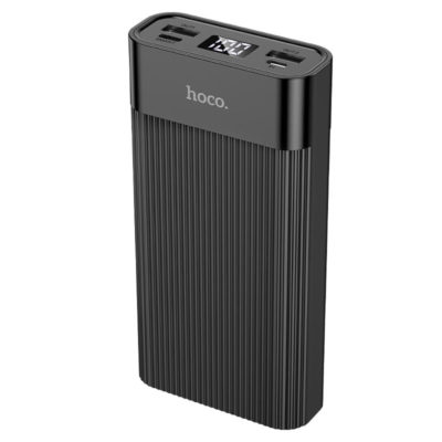 Power Bank HOCO J85 Wellspring digital display (20000mAh), input: microUSBx1 Type-Cx1, output: USBx2, white