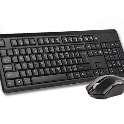 A4TECH 4200N (GK-92+G3-220N) V-TRACK WIRELESS KEYBOARD+MOUSE SET USB BLACK US+RUSSIAN