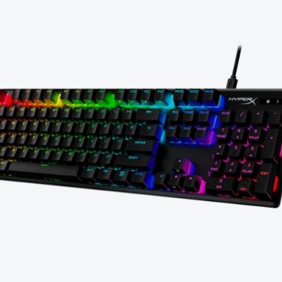 HyperX Alloy Origins PBT 639N3AA#ACB Mechanical Gaming Keyboard,Radiant RGB,HX Red Switch RU