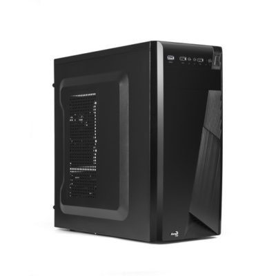 Компьютерный корпус Aerocool CS-1101, ATX/Micro ATX, USB 3.0/2*2.0, HD-Audio+Mic, Кулер 8cm, Высота процессорного кулера до 150мм, Длина VGA до 375мм (без переднего кулера), 1*5.25″/ 3*3.5″/1*2.5″, Толщина 0,4мм, 410x195x411мм, Без Б/П, Чёрный