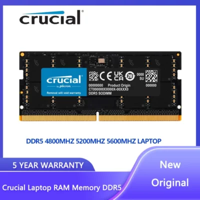 Память Crucial 16GB DDR5 5600MHz (PC5-44800) SODIMM для ноутбука