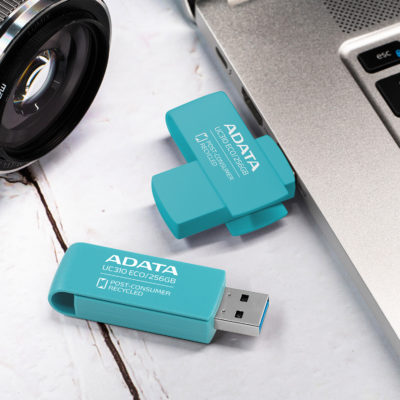 USB Flash ADATA 32GB UC310 ECO USB 3.2 Gen1, Read up 100Mb/s, Write up 100Mb/s, Black