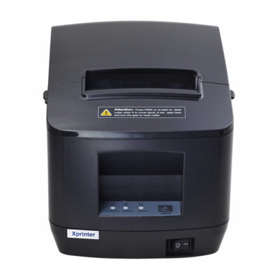 Xprinter XP-V320L 80mm direct thermal Receipt printer USB+LAN, Black, 230mm/s, EU plug