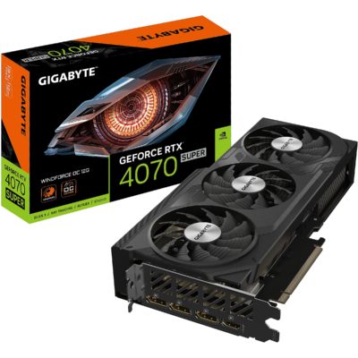 GEFORCE RTX4070 SUPER OC 12GB GDDR6X 192bit 2505Mhz 3xDP HDMI GIGABYTE GV-N407SWF3OC-12GD