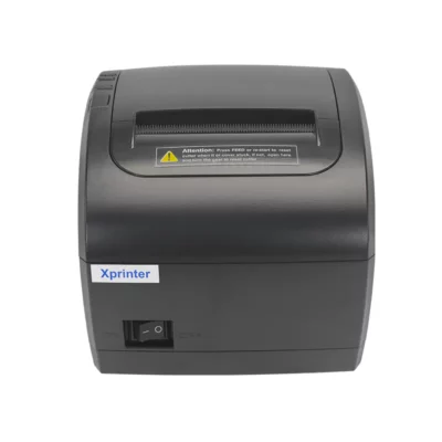 Xprinter XP-Q838L 80mm direct thermal Receipt printer USB+LAN, Black, 230mm/s, EU plug