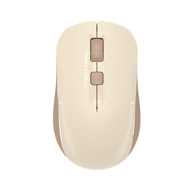 Мышь A4tech Fstyler FM45S Air Cream Beige, 2400dpi, 7btn, USB, 1.5m