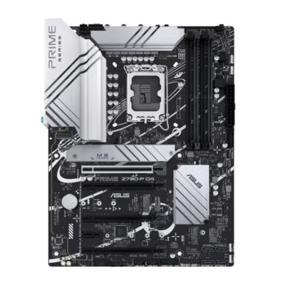 Матплата ASUS PRIME Z790-P WIFI, LGA1700, Intel Z790, 4xDDR5 PC57600, 4xPCI-E 3.0×16, 1xPCI-E 3.0×1, Sound8Ch, GLAN, 4SATA+2M.2, RAID, ATX, 9USB3.2+8USB2.0, HDMI, DPC, WiFi