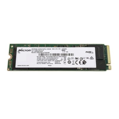 Micron 2450 (Crucial) 256GB PCIe NVMe Gen4x4, M.2 2280, Read/Write up to 3500/1600MB/s, [MTFDKBA256TFK] OEM