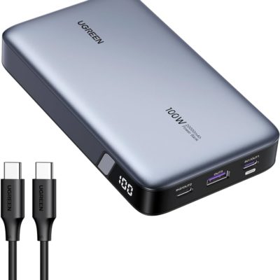 Power Bank UGREEN PB720 (20000mAh), 100W, PD3.1, input: Type-Cx2, output: Type-Cx2, USBx1, 25188