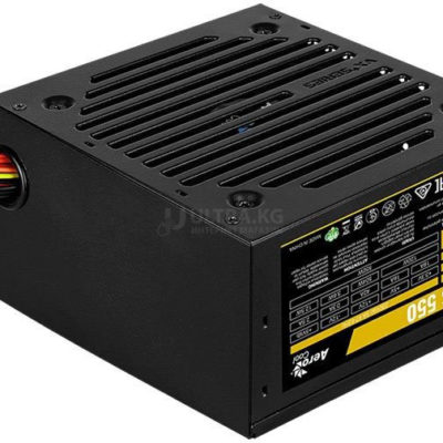 Блок питания 550W Aerocool VX-550 Plus, 550W, ATX, passive-PFC, 20+4 pin, 4+4pin, 3хSata, 3хMolex, 1хFDD, 1хPCI-E 6 pin, поддержка Haswell, вентилятор 12 см, кабель питания, чёрный