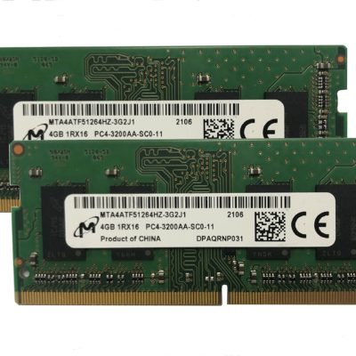 SODIMM DDR4 4GB PC-25600 (3200MHz) MICRON MTA4ATF51264HZ-3G2