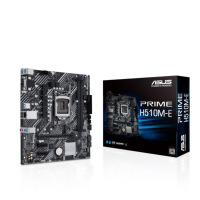 Матплата ASUS PRIME H510M-K, LGA1200, Intel H470, 2xDDR4 PC25600, 1xPCI-E 3.0×16, 1xPCI-E 3.0×1, Sound8Ch, GLAN, 4SATA+1M.2, mATX, 6USB3.2+6USB2.0, VGA, HDMI