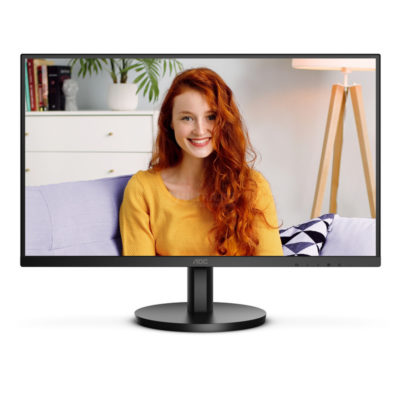 Монитор LCD 27″ AOC 27B3HMA2 VA, Black, 1920×1080, 100Hz, 20000000 : 1, 250cd/m2, 178/178, 4ms, LowBlue и FlickerFree , VGA, HDMI, выход на наушники, Speakers 2x2W