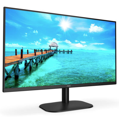 Монитор LCD 27″ AOC 27B2H Black, IPS, 1920×1080, 20M:1, 250cd/m2, 178/178, 75Hz, 7ms, LowBlue, FlickerFree, VGA, HDMI, 3,5mmJack, VESA 100х100, 3-сторонняя безрамная панель, в комплекте кабель HDMI