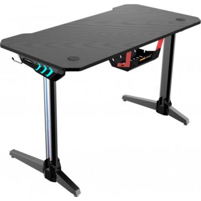 Gaming Desk AD-D-PT-1600-01-B AndaSeat Wind Seeker BLACK Carbon Fiber Texture Tabletop