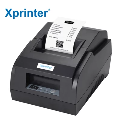 Xprinter XP-58IIL 58mm desktop receipt printer, USB+bluetooth, 90mm/s, EU plug