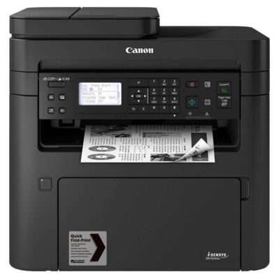 Canon i-Sensys MF264dw 2 Printer-copier-scaner, A4, 256Mb, 28 стр/мин (ч.б. A4), печать 600×600 dpi, скан. 9600×9600 dpi, факс 200×400 dpi, двусторонняя печать, ADF, сенсорный пятистрочный черно-белый ЖК-дисплей, Ethernet (RJ-45), Wi-Fi, 802.11n, USB 2.0, AirPrint, 30000 стр/месяц (051 cartrige)