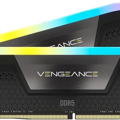 DDR5 Corsair VENGEANCE RGB 48GB (2x24GB) 6400MHz CL36 Black (CMH48GX5M2B6400C36)