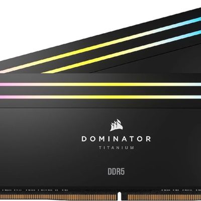 DDR5 Corsair DOMINATOR TITANIUM RGB 32GB (2x16GB) 7200Mhz CL34 Black (CMP32GX5M2X7200C34)