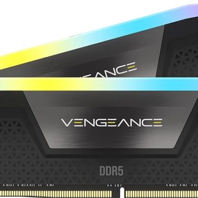 DDR5 Corsair VENGEANCE RGB 64GB (2x32GB) 5600MHz CL36 Black (CMH64GX5M2B5600C40)