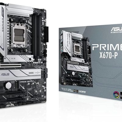 M/B AM5 ASUS PRIME X670-P WIFI/4xDDR5/3xM.2/1xPCI-EX16 4.0/6xSATA/2.5 Gb Ethernet/Wi-Fi 6 Module/2xUSB2.0/6xUSB3.2/USB Type-C/HDMI+DP/Aura-RGB