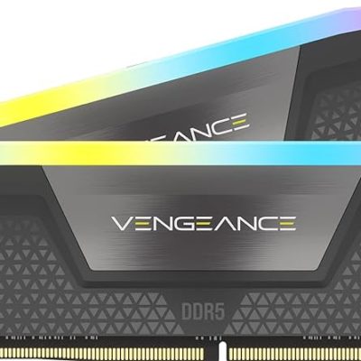 DDR5 Corsair VENGEANCE RGB 32GB (2x16GB) 6000MHz CL36 Black (CMH32GX5M2E6000Z36)