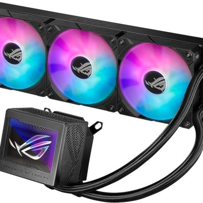 Liquid Cooler ASUS ROG RYUJIN III 360 ARGB 3x120mm ARGB Fans 3.5” LCD Display LGA1700/1200/115X AMD AM4/AM5