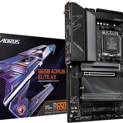 M/B AM5 GIGABYTE B650M AORUS ELITE AX/4xDDR5/2xM.2/1xPCI-EX16 5.0/4xSATA/Wi-Fi 6E Module/PS-2/4xUSB2.0/7xUSB3.2/USB Type-C/HDMI+DP