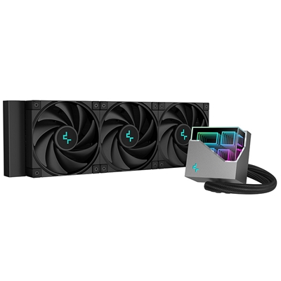 Liquid Cooler DeepCool LT520 Black 2x120mm Fan A-RGB LED LGA1700/1200/115X AMD AM4/AM5