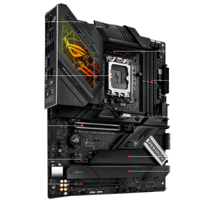 M/B LGA1700 ASUS ROG STRIX Z790-H Gaming WIFI/4xDDR5/1xPCIe5.0/1xPCIe3.0/4xM.2/4xSATA/2.5Gb Ethernet/Wi-Fi 6E/2xUSB Type-C/6xUSB3.2+2xUSB2.0/DP+HDMI/Aura-RGB