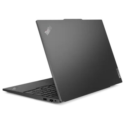 Lenovo ThinkPad E16 G1 (21JQS0UD00) Intel Core i7-1355U (10 ядер/12 потоков, up to 5.00Ghz), 16″ WUXGA (1920 x 1200) IPS 300 nits, 16GB DDR4-3200Mhz, 2TB SSD PCIe NVMe M.2, Intel Iris Xe Graphics, Wi-Fi 6, BT5.1, USB Type-C, 2 Thunderbolt 4, RJ45 Gigabit Ethernet, Webcam 1080P FHD with Privacy Shutter, Backlight Chiclet Keyboard (Подсветка клавиатуры), Metallic Aluminium Top Cover (Алюминиевый корпус), Kensington Nano Security Slot, Eng-Rus, GRAPHITE BLACK