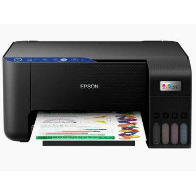 Epson L4260 with Wi-Fi, Duplex (A4, printer, scanner, copier, 33/15ppm, 5760x1440dpi printer, 1200x2400dpi scaner, copier 600×600 dpi), Автоматическая двусторонняя печать, USB, цветной LCD-дисплей, Epson iPrint, Epson Email Print, Black, с оригинальными чернилами – 5 шт