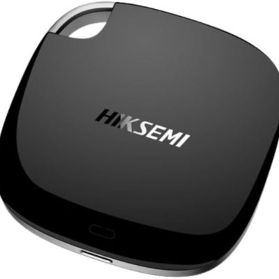 External SSD HIKVISION HIKSEMI HS-ESSD-T100 512GB USB 3.1 + Type C, Read Up 450Mb/s, Write Up 340Mb/s, Black