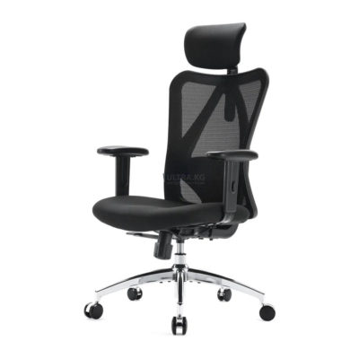 Office Chair SIHOO M18-N107 BLACK 2D Armrest, class 3 TUV gaslift,350mm aluminium base